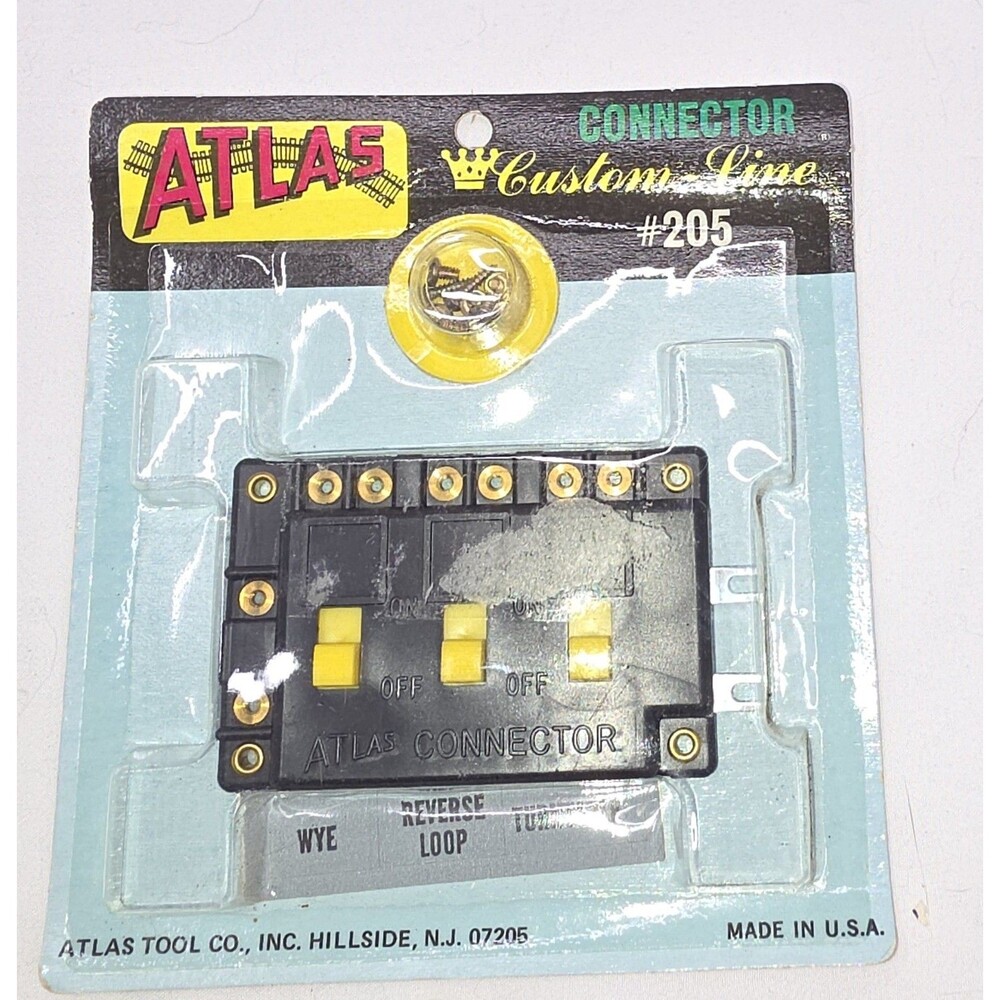 #205 Connector Atlas Railroad HO/N Scale NOS